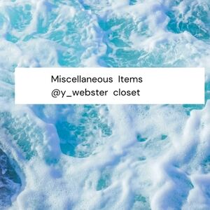 Miscellaneous items